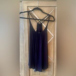 LOFT Black Strappy Camisole